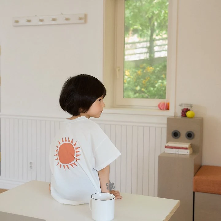 Cou Cou - Korean Children Fashion - #minifashionista - Sunny Short Sleeve Tee - 3