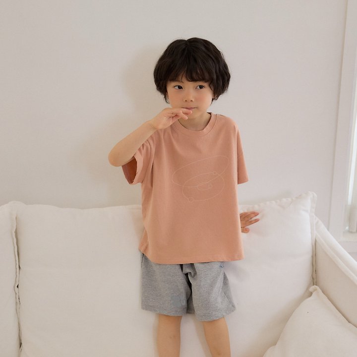 Cou Cou - Korean Children Fashion - #prettylittlegirls - Circle Short Sleeve Tee