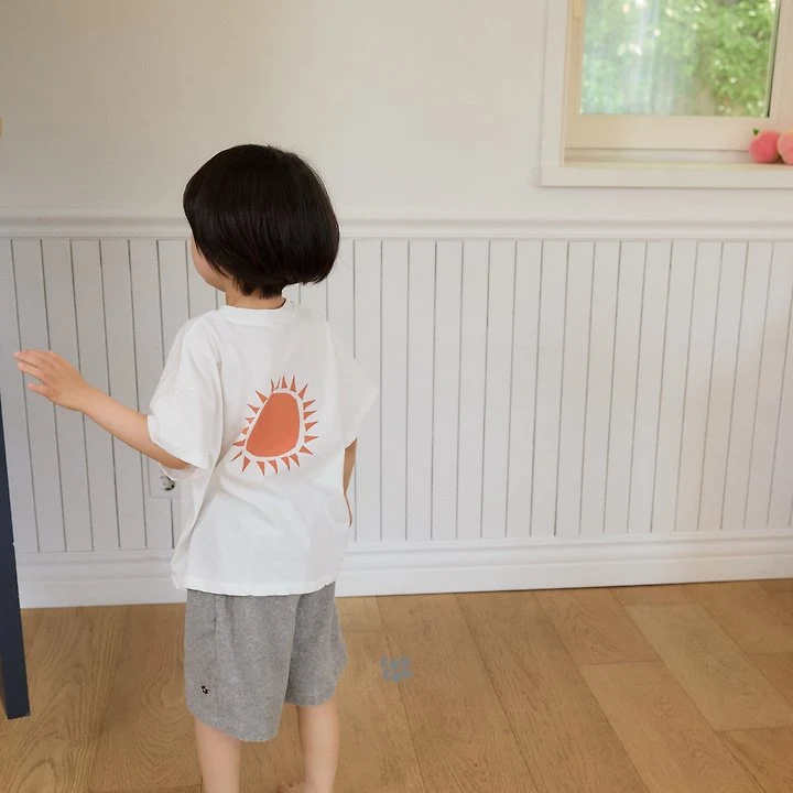 Cou Cou - Korean Children Fashion - #minifashionista - Sunny Short Sleeve Tee - 4