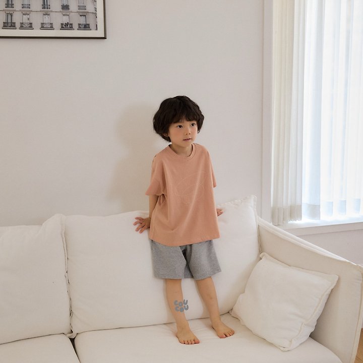 Cou Cou - Korean Children Fashion - #toddlerclothing - Circle Short Sleeve Tee - 3