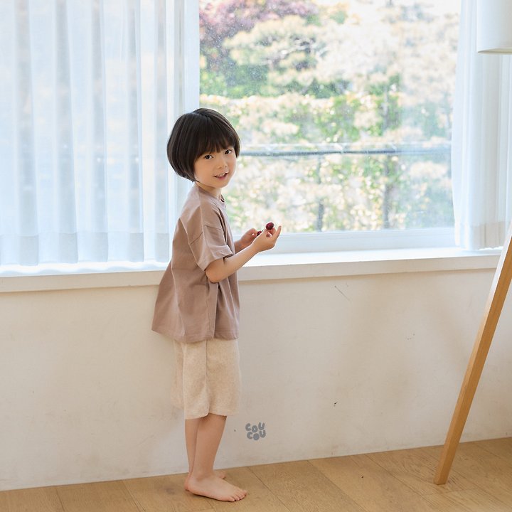 Cou Cou - Korean Children Fashion - #toddlerclothing - Terry Shorts