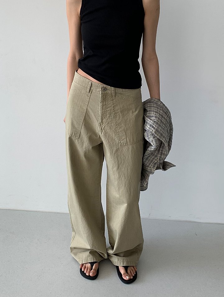 Cover - Korean Women Fashion - #momslook - Herring Fatigue Pants