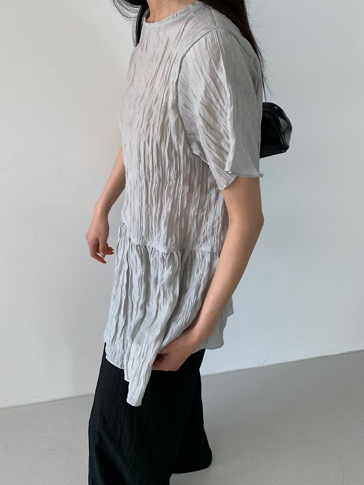 Cover - Korean Women Fashion - #momslook - Tie Set Blouse - 3