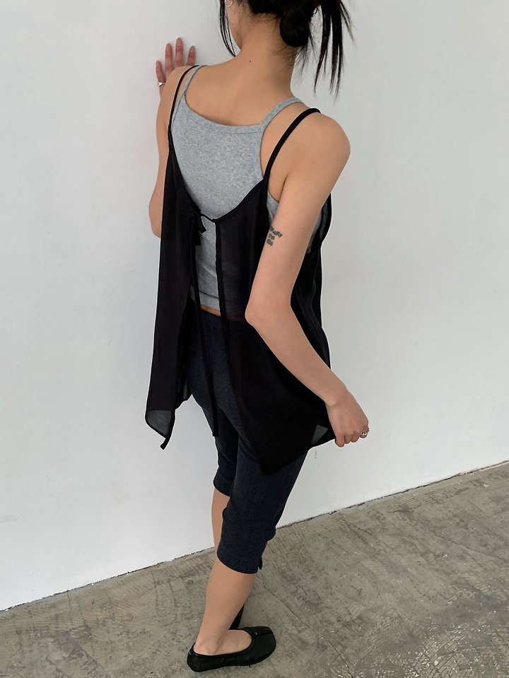 Cover - Korean Women Fashion - #momslook - Tie Bustier - 6