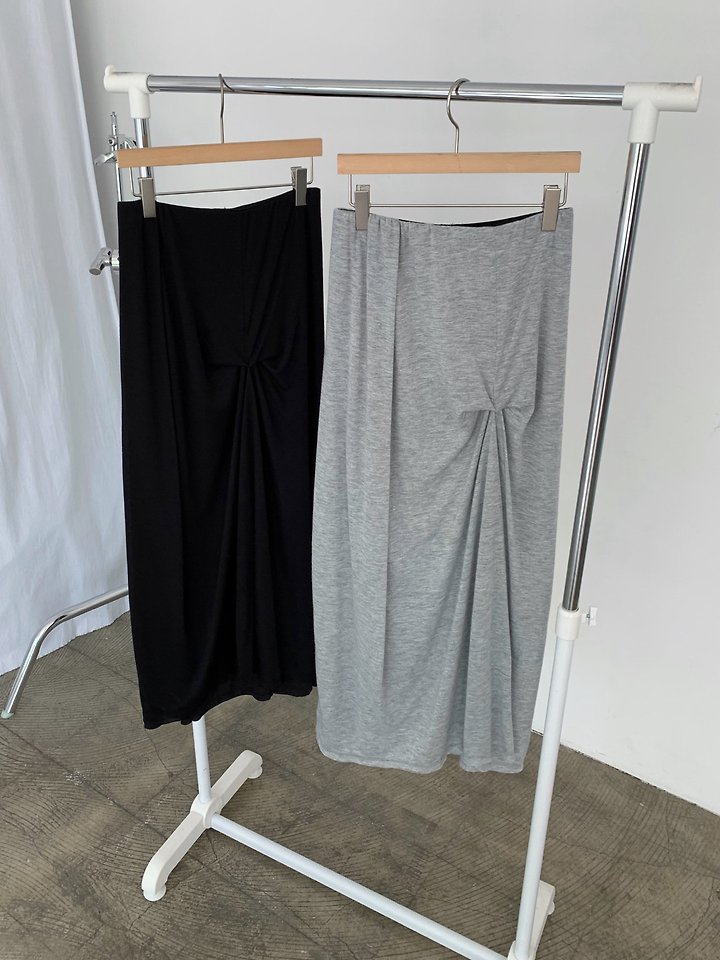 Cover - Korean Women Fashion - #momslook - Draped Double Skirt - 8