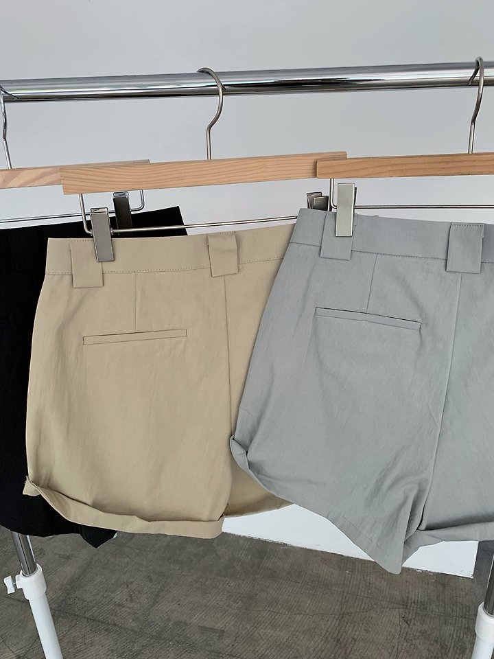 Cover - Korean Women Fashion - #momslook - Roll-Up Shorts - 12