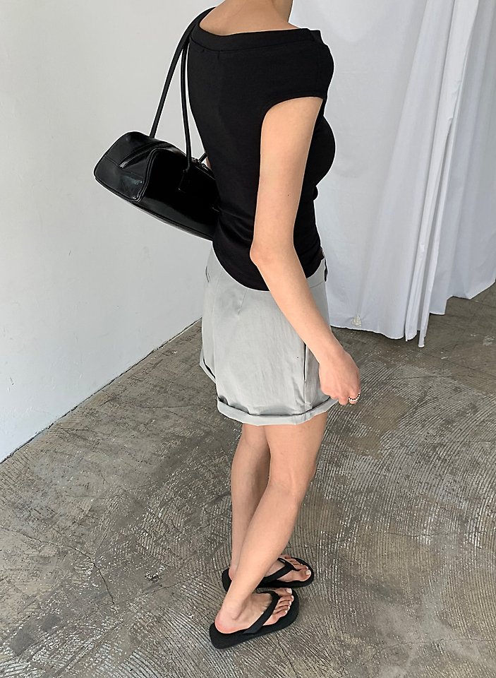 Cover - Korean Women Fashion - #womensfashion - Roll-Up Shorts - 4