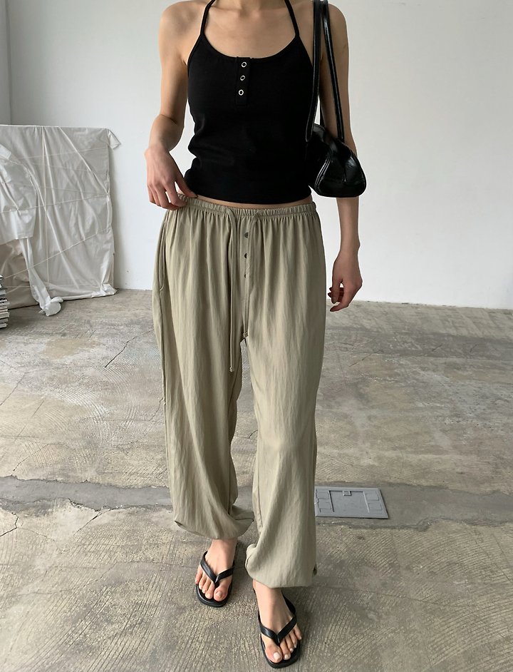Cover - Korean Women Fashion - #momslook - Root Balloon Jogger Pants - 6