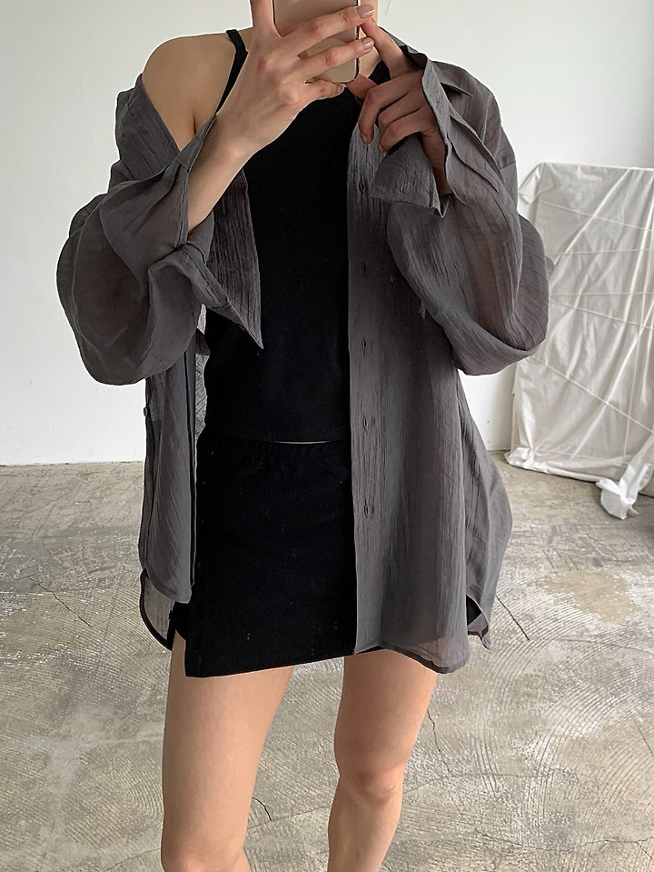 Cover - Korean Women Fashion - #momslook - Button Skirt Pants - 7