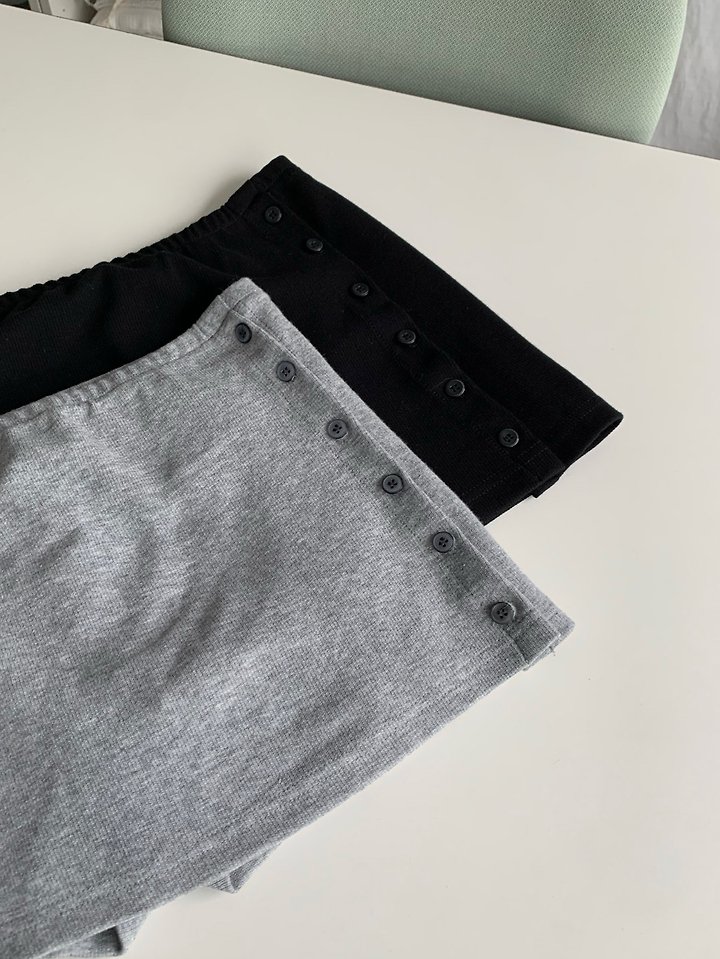Cover - Korean Women Fashion - #momslook - Button Skirt Pants - 9