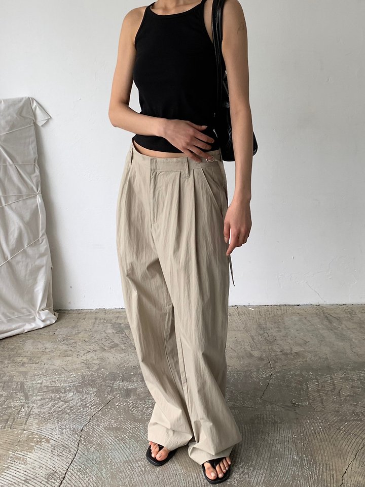 Cover - Korean Women Fashion - #womensfashion - CN Long Belted Pants - 4
