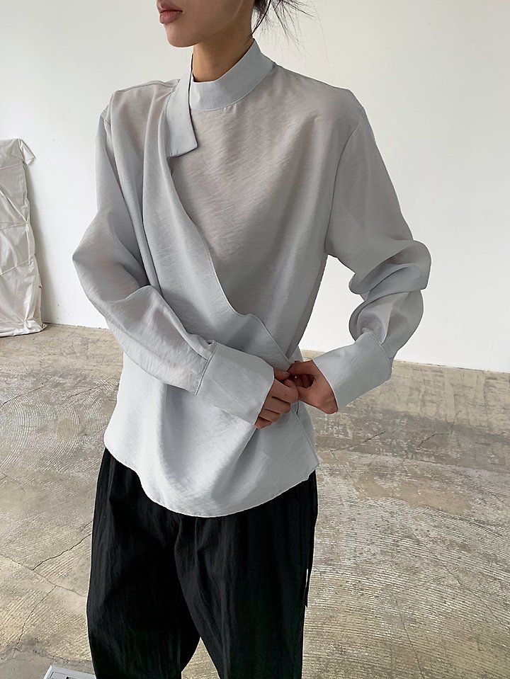 Cover - Korean Women Fashion - #momslook - Martin Blouse - 6