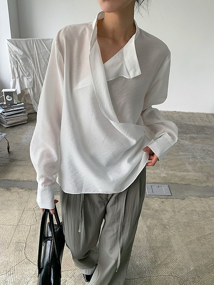 Cover - Korean Women Fashion - #momslook - Martin Blouse - 7