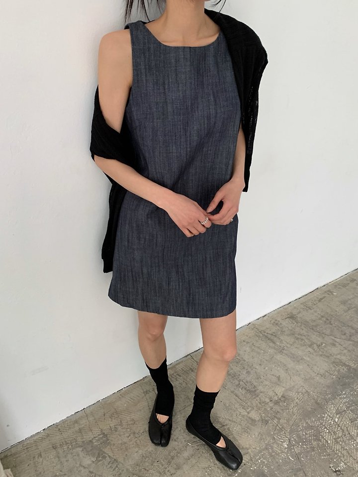 Cover - Korean Women Fashion - #momslook - Indigo Mini One-piece
