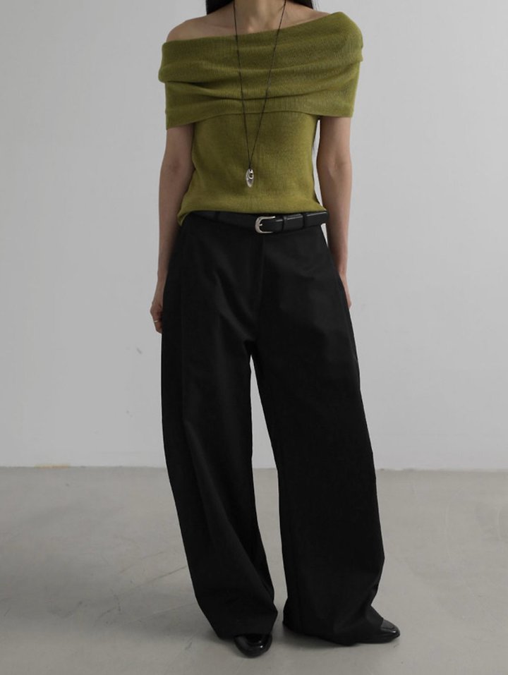 Cover - Korean Women Fashion - #thelittlethings - Veil Curved Pants - 4