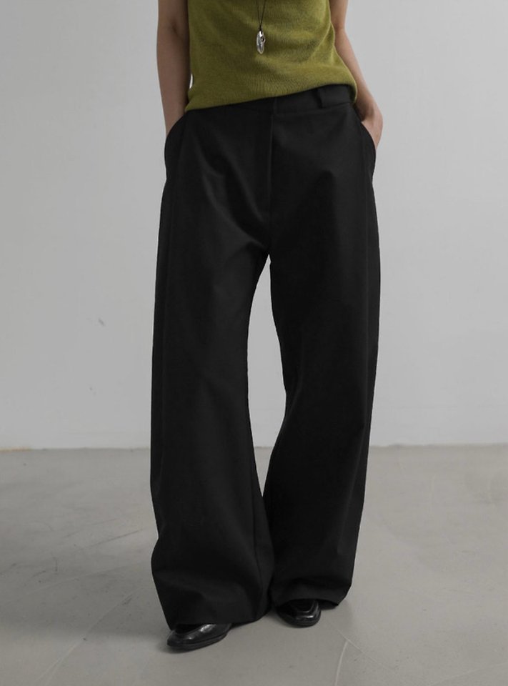 Cover - Korean Women Fashion - #momslook - Veil Curved Pants - 8