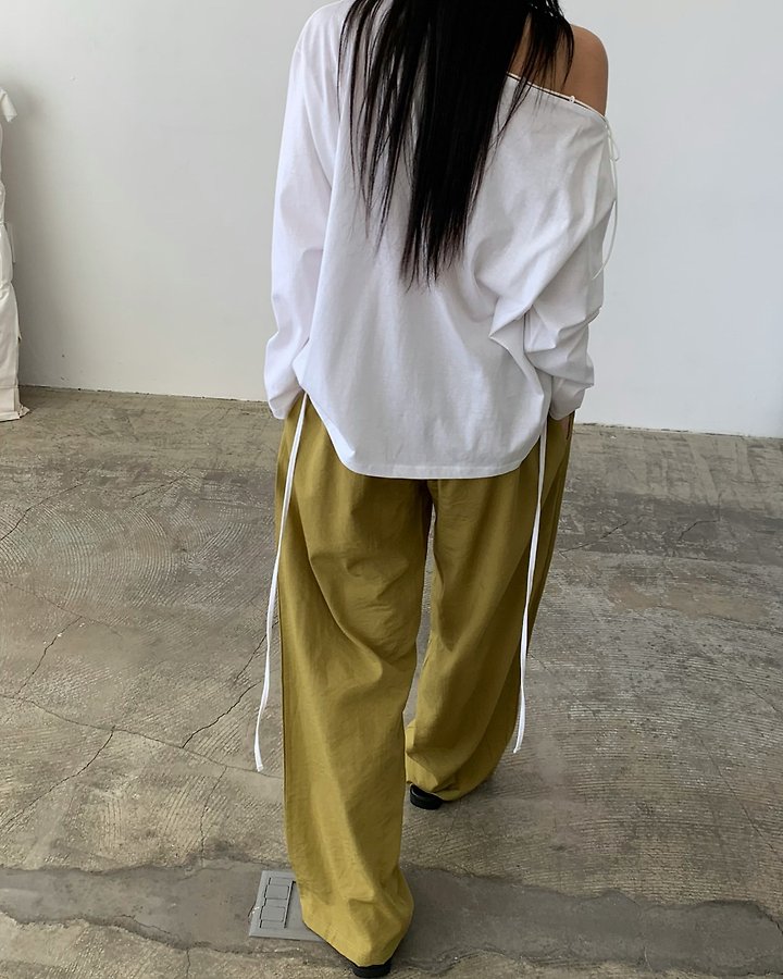 Cover - Korean Women Fashion - #momslook - Ent Banding Pants - 2