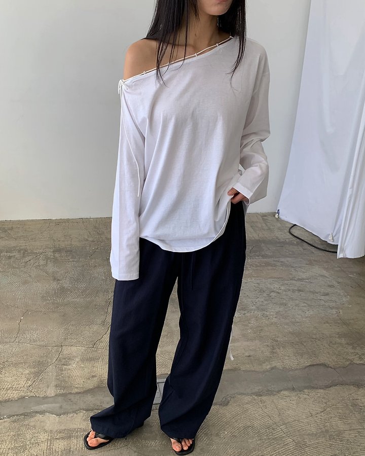Cover - Korean Women Fashion - #momslook - Ent Banding Pants - 8