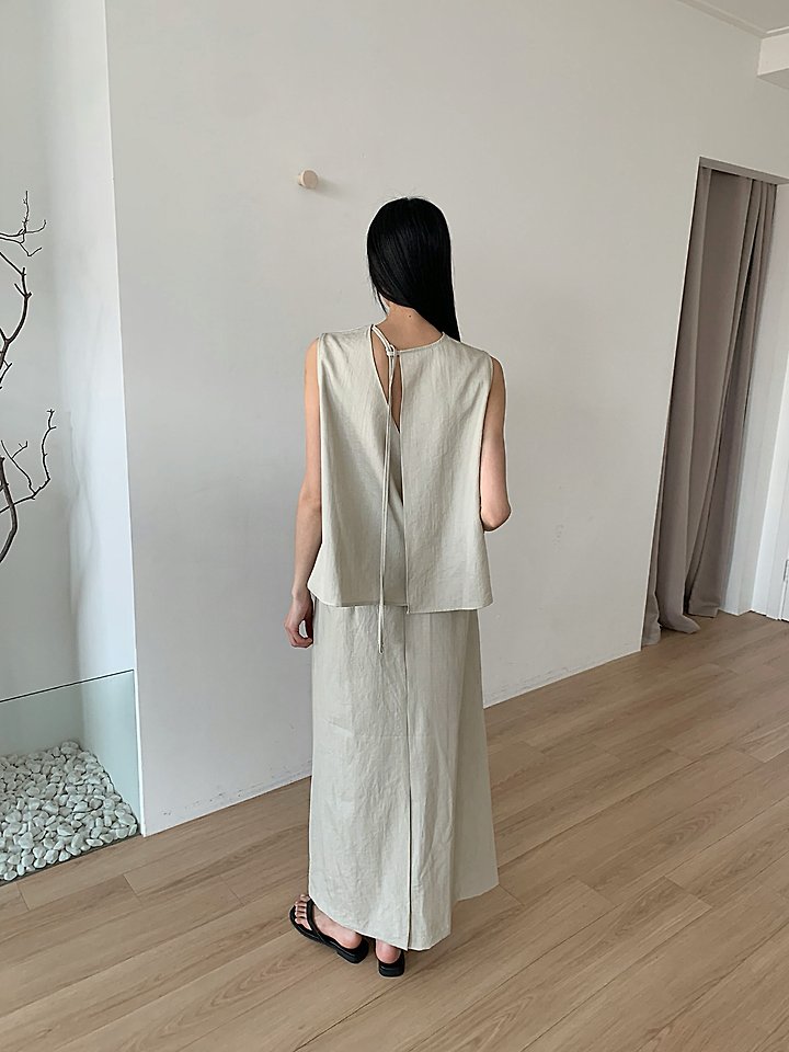 Cover - Korean Women Fashion - #momslook - Brick Long Skirt - 6