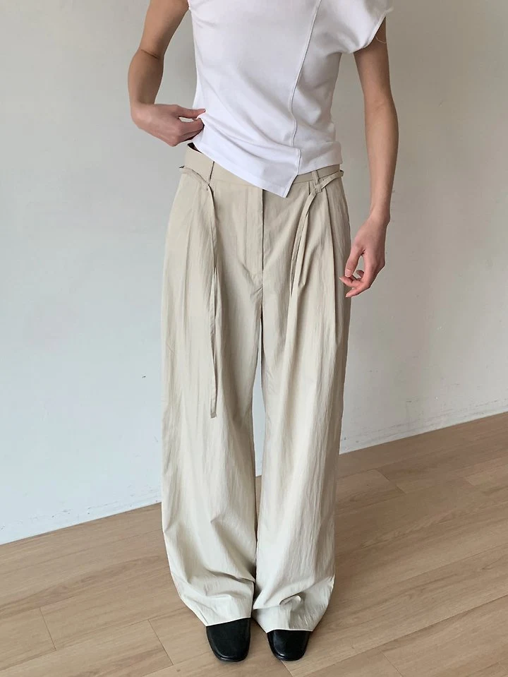 Cover - Korean Women Fashion - #momslook - Summer Rope Slacks - 5