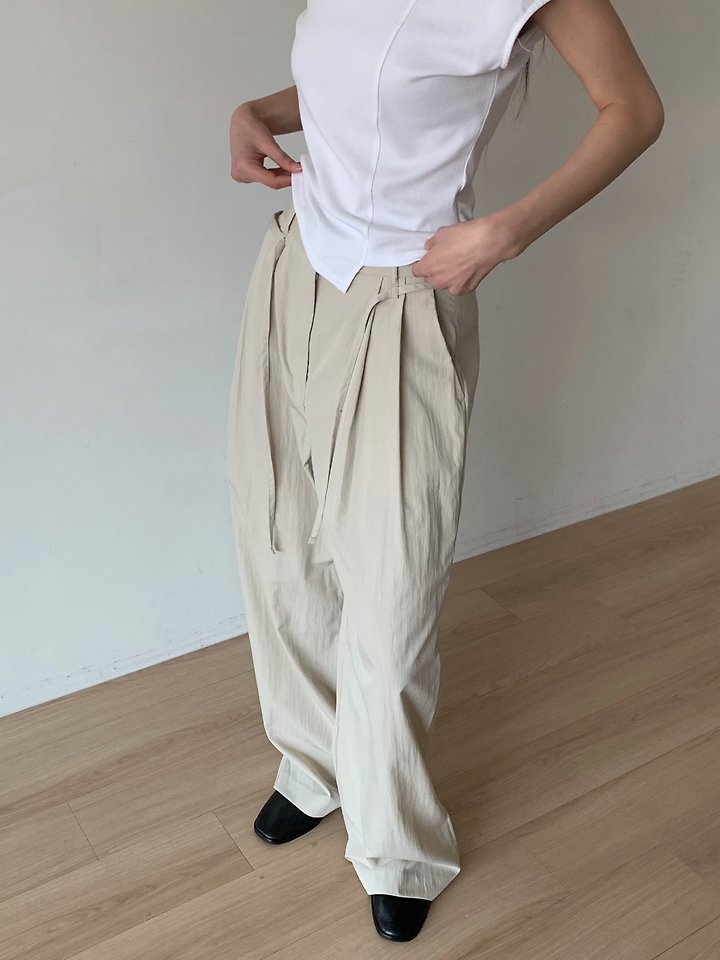 Cover - Korean Women Fashion - #momslook - Summer Rope Slacks - 7
