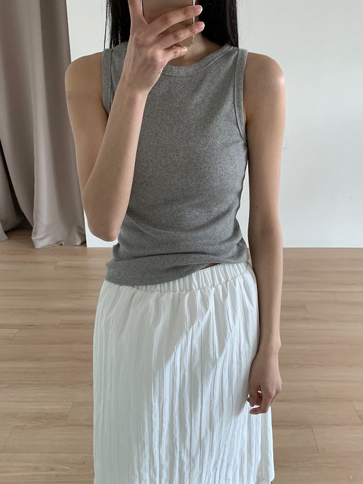 Cover - Korean Women Fashion - #momslook - Pickle Sleeveless Top - 6