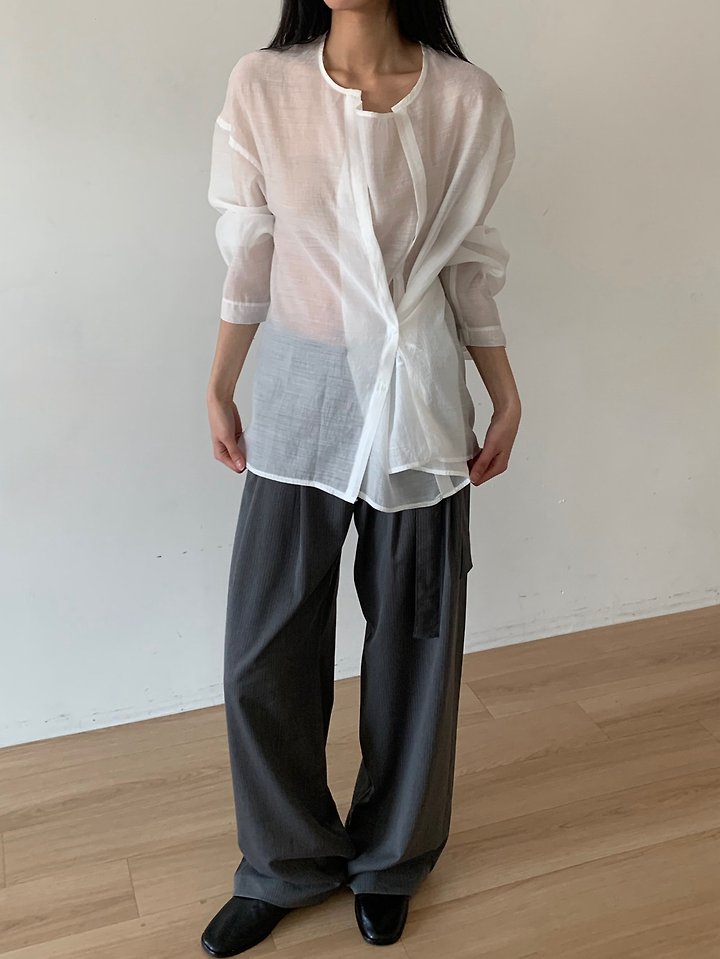 Cover - Korean Women Fashion - #momslook - Layered Blouse - 2