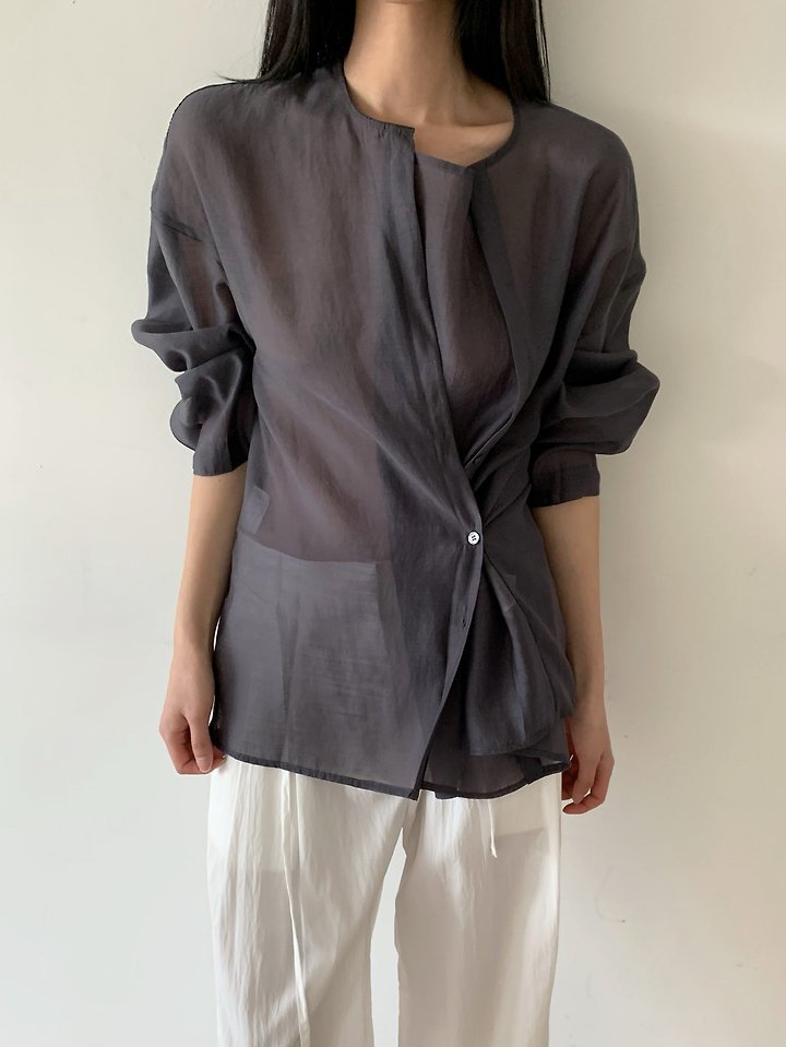Cover - Korean Women Fashion - #momslook - Layered Blouse - 8