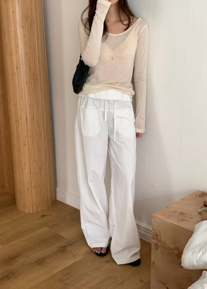 Cover - Korean Women Fashion - #pursuepretty - RN Folding Pants