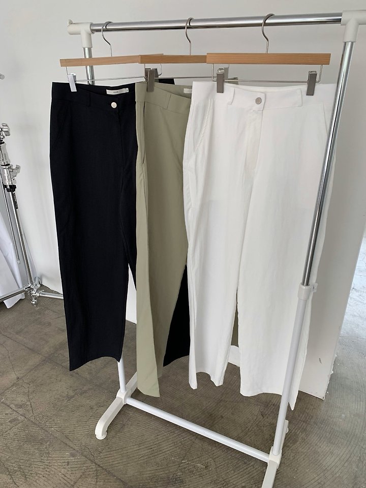 Cover - Korean Women Fashion - #restrostyle - RN Basic Pants - 7