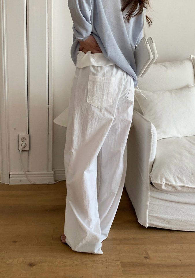 Cover - Korean Women Fashion - #restrostyle - RN Folding Pants - 2