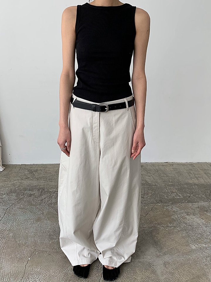 Cover - Korean Women Fashion - #romanticstyle - Buddy Curved Pants - 6