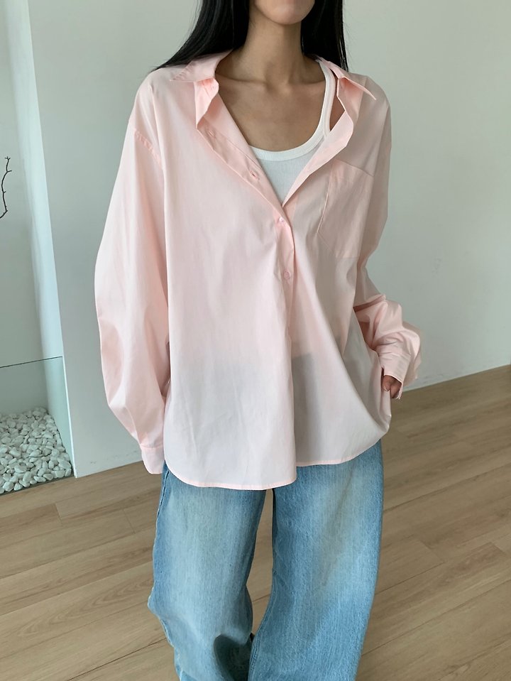 Cover - Korean Women Fashion - #shopsmall - CN Boxy Shirt - 6