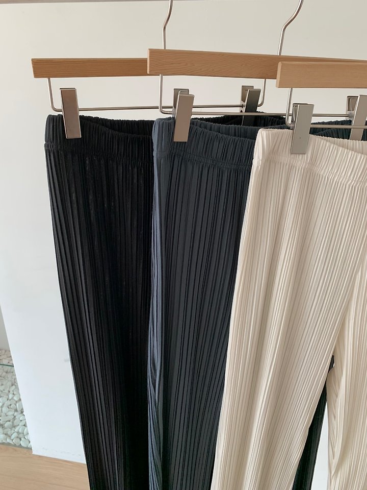 Cover - Korean Women Fashion - #thatsdarling - Pleated Banding Pants - 8
