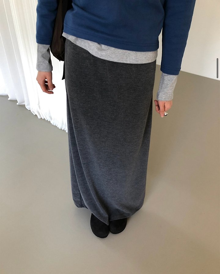 Cover - Korean Women Fashion - #thelittlethings - Tie Long Skirt - 3