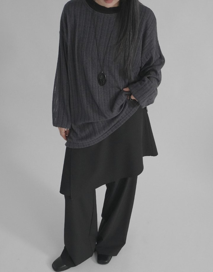 Cover - Korean Women Fashion - #vintageinspired - Luna Loose Tee - 3