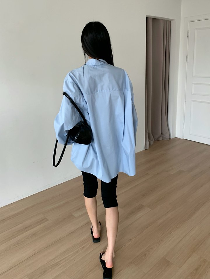 Cover - Korean Women Fashion - #vintagekidsstyle - CN Boxy Shirt - 2
