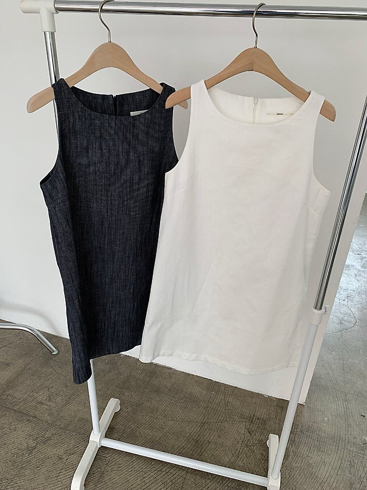 Cover - Korean Women Fashion - #vintagekidsstyle - Indigo Mini One-piece - 6