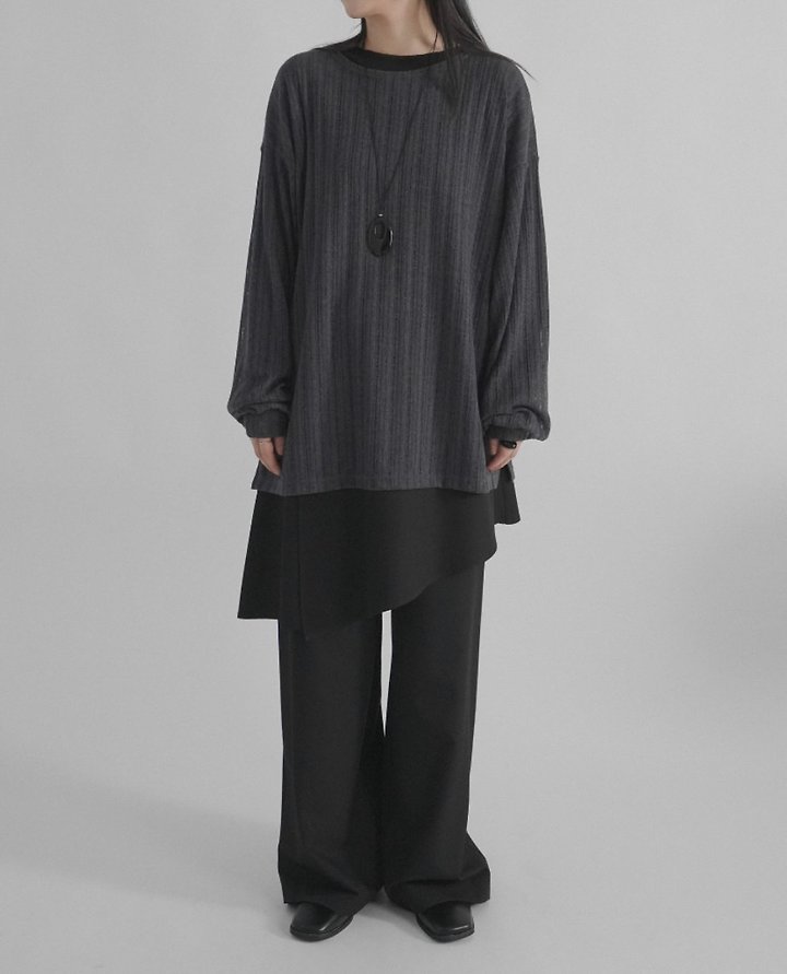 Cover - Korean Women Fashion - #vintageinspired - Luna Loose Tee - 4