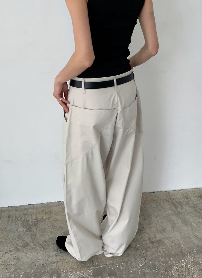 Cover - Korean Women Fashion - #vintagekidsstyle - Buddy Curved Pants - 3