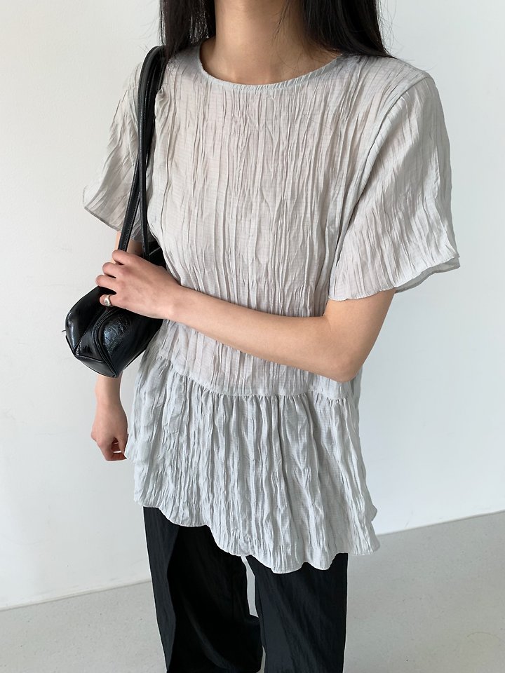 Cover - Korean Women Fashion - #womensfashion - Tie Set Blouse