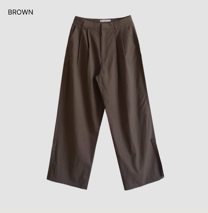 Cover - Korean Women Fashion - #womensfashion - Rolling Belted Pants - 8