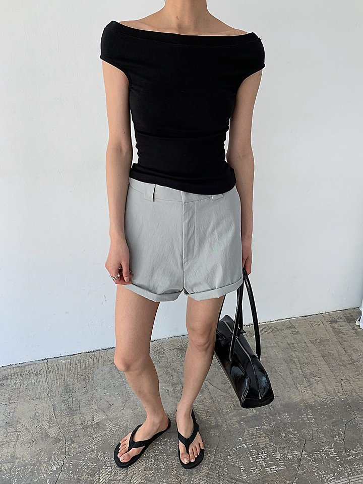 Cover - Korean Women Fashion - #womensfashion - Roll-Up Shorts