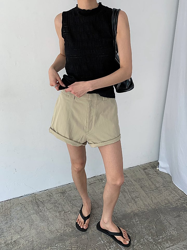Cover - Korean Women Fashion - #womensfashion - Roll-Up Shorts - 5