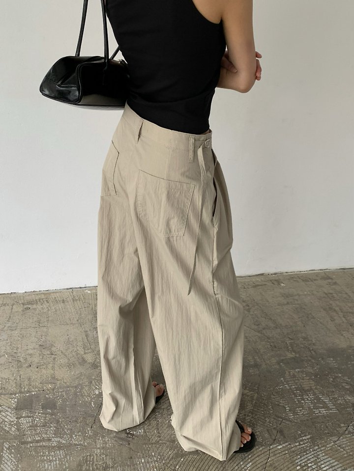 Cover - Korean Women Fashion - #womensfashion - CN Long Belted Pants - 3