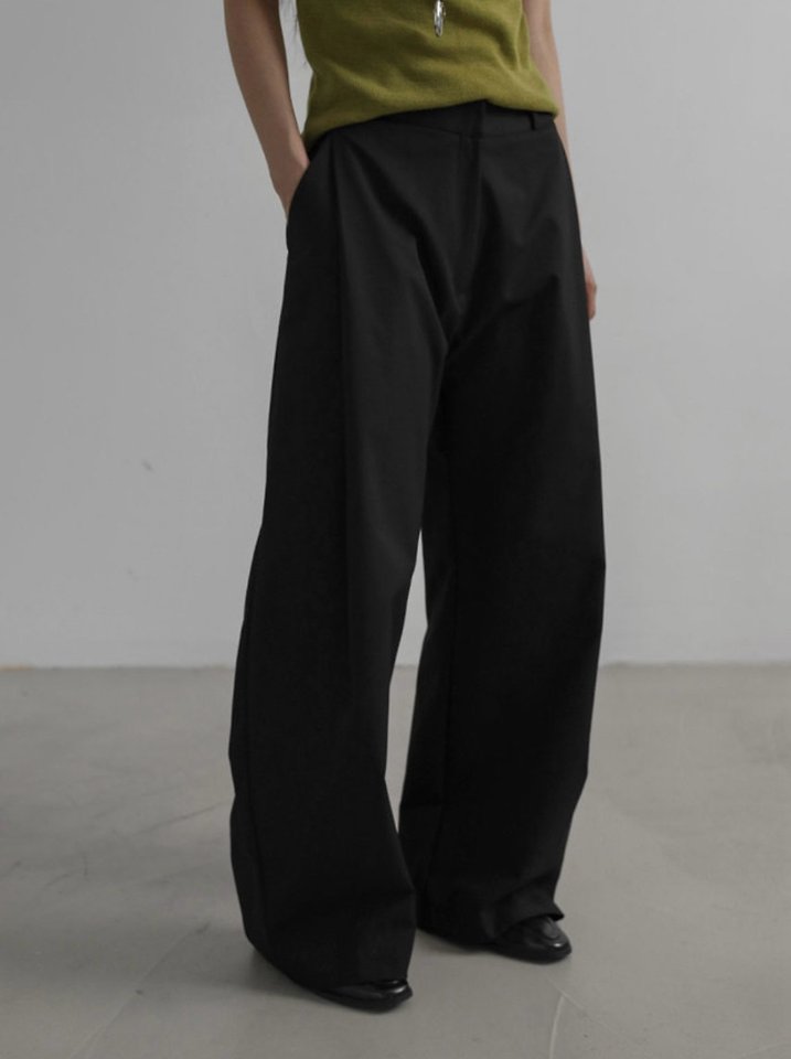 Cover - Korean Women Fashion - #womensfashion - Veil Curved Pants - 5