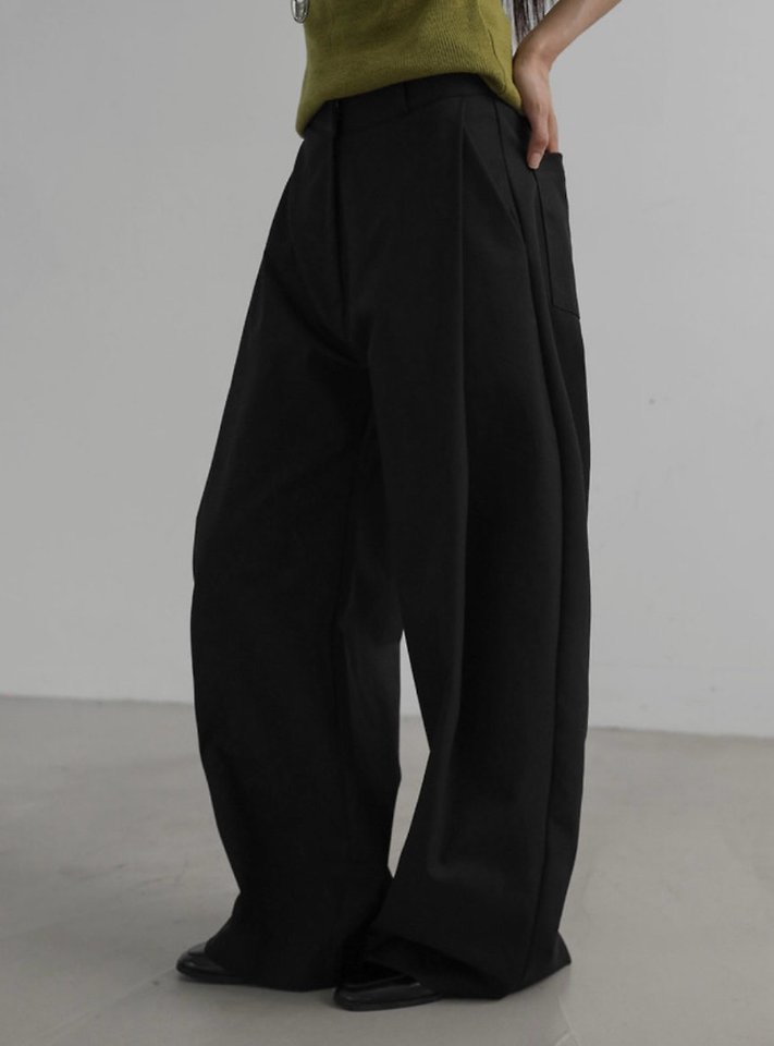Cover - Korean Women Fashion - #womensfashion - Veil Curved Pants - 7