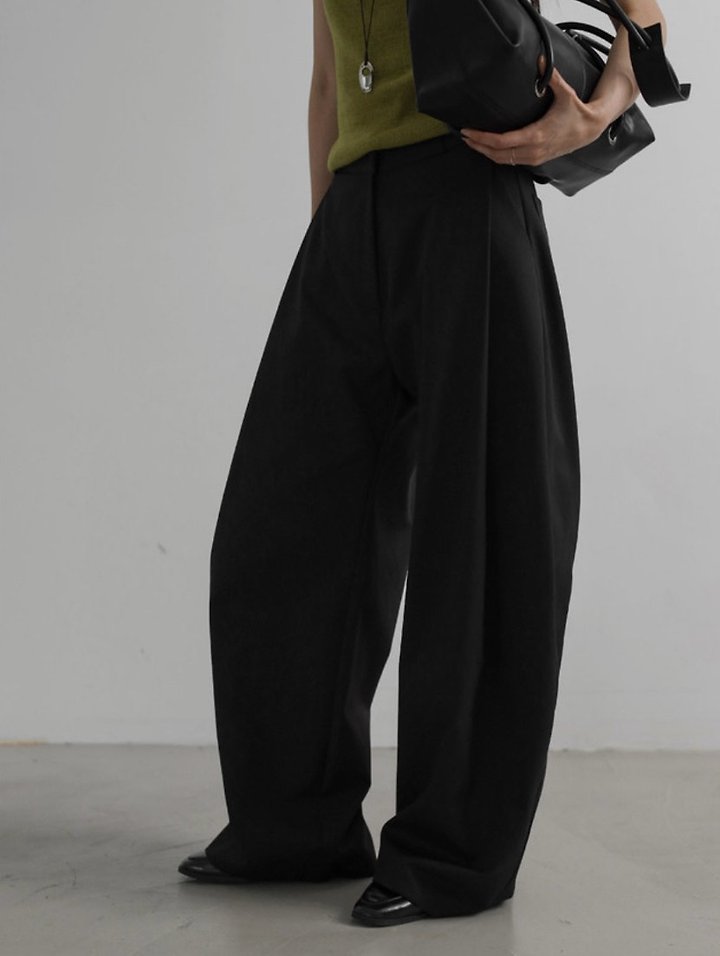 Cover - Korean Women Fashion - #womensfashion - Veil Curved Pants - 9