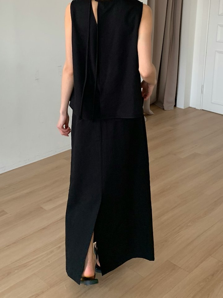 Cover - Korean Women Fashion - #womensfashion - Brick Long Skirt - 3