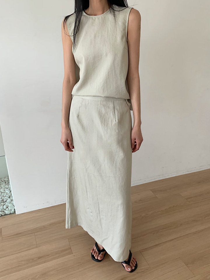 Cover - Korean Women Fashion - #womensfashion - Brick Long Skirt - 5